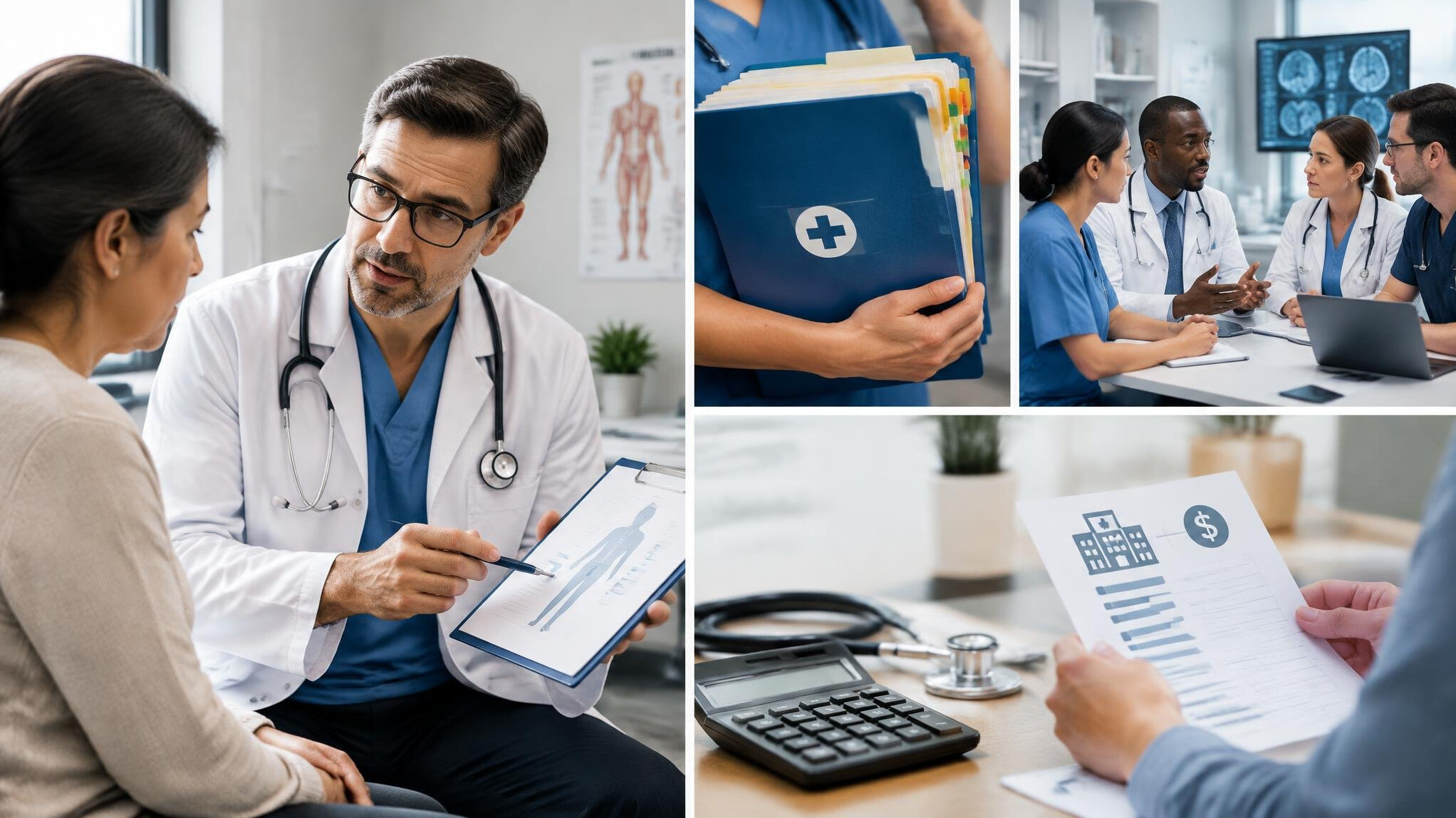 doctor explaining to patient