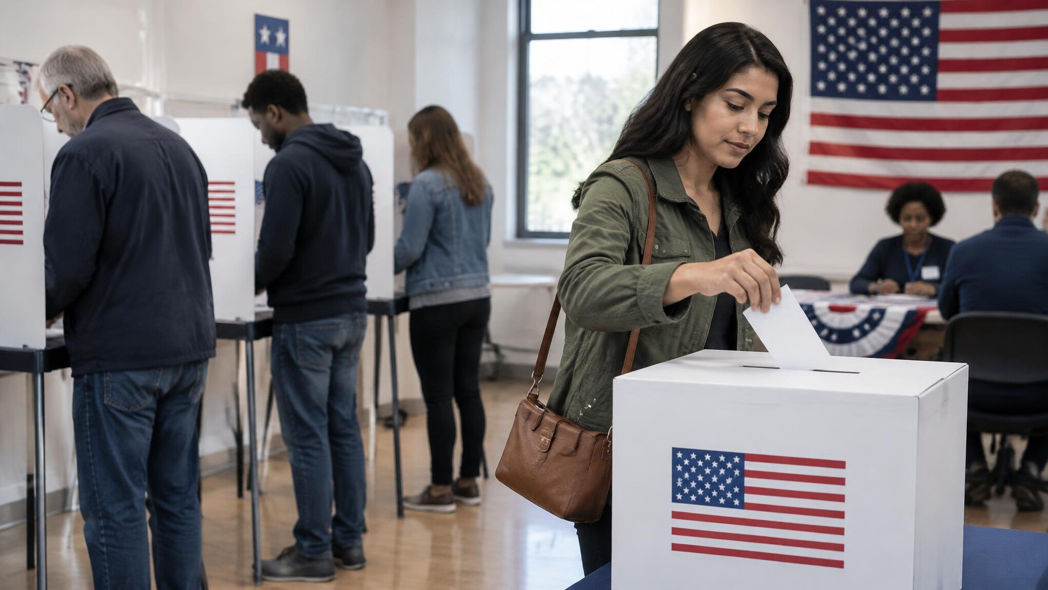 election voting booth